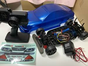 タミヤ 田宮 ラジコン マークⅡ 110 iR-V TT-02 プロポ TTU-08 充電器 セット FINESPEC 2.4G