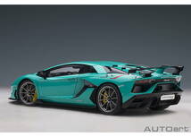 AUTOart 1/18　Lamborghini Aventador SVJ Blu Glauco/Solid Blue アヴェンタドール ターコイズブルー！_画像8