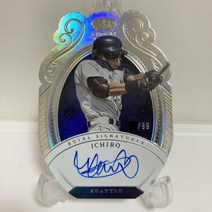 1円スタート☆限定99枚☆イチロー☆直筆サイン☆ 2023 Chronicles Crown Royale Ichiro Royal Signatures Auto Seattle Mariners 