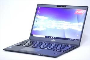 【1円～】バッテリー良好！Office2021搭載！超軽量918g！LIFEBOOK U939/A Celeron 4305U RAM4G SSD128G 13.3FHD Win10リカバリ