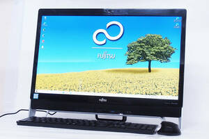 【1円～】Corei7 Office2021 ブルーレイドライブ 大容量一体型PC ESPRIMO FH77/XD i7-6700T RAM8GB HDD2TB 23型FHD カメラ Type-C Win10