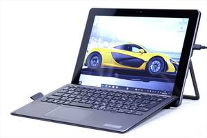 【1円～】W-WAN搭載12型WUXGA液晶搭載タブレットPC！キーボードカバー付属！HP Pro x2 612 G2 i5-7Y54 RAM8G SSD256G Win10