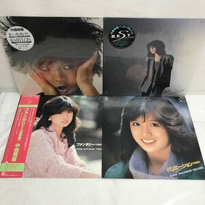 I1216B5 まとめ★中森明菜 LP レコード 4巻セット 邦楽 アイドル 赤い鳥逃げた / BEST / ファンタジー (幻想曲) / バリエーション (変奏曲)