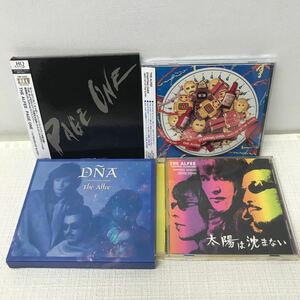 I0108A3 THE ALFEE アルフィー CD 4巻セット 音楽 邦楽 バンド / 太陽は沈まない / DNA communication / STARTING OVER / PAGE ONE