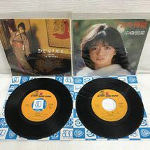 I0120B5 まとめ★中森明菜 EP レコード 15巻セット 邦楽 北ウイング 飾りじゃないのよ涙は セカンド・ラブ 少女A DESIRE 1/2の神話 禁区 他_画像4