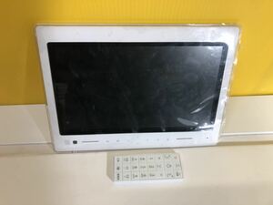 【現状品】中古品　ジャンク au PHOTO-U TV ZTS11MWA ポータブルテレビ デジタルフォトフレーム　リモコン付き　動作未確認