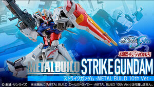 「未開封」METAL BUILD ストライクガンダム　エールストライカー　10th.ver