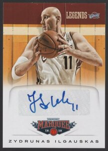 12-13 Panini Marquee Zydrunas Ilgauskas Auto