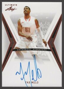 12-13 Leaf Ultimate Draft Fab Melo Auto