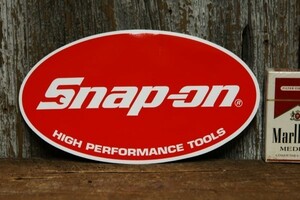 スナップオン 新 ロゴ 楕円形 大きめ ステッカー ◆ Snap-on 工具 ブランド NPS6