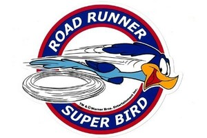 ステッカー ロードランナー 丸型 ◆ スーパーバード デカール Super Bird RRD1