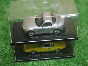 1172 NOREV 1/43 Mazda Roadster (2013)/De Tomaso Pantera GTS (1976) ミニカー モデルカー