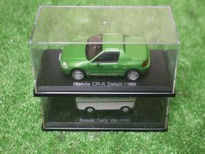 1188 NOREV 1/43 Suzuki Carry Van (1969)/ Honda CR-X Delsol (1992) ミニカー モデルカー