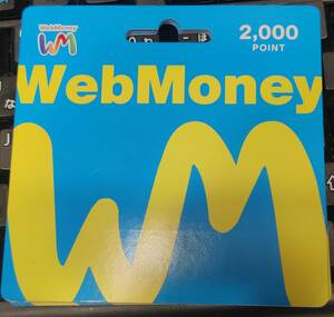 ウェブマネー webmoney 2000円分