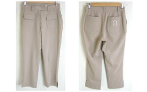 #PICONE CLUB[piko-ne Club ] beige 7 minute height pants 36#