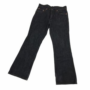 ND168 Levi's リーバイス 517-09 デニムパンツ ジーンズ ジーパン Gパン ロングパンツ 長ズボン ボトムス 綿100% ブラック系 メンズ 31