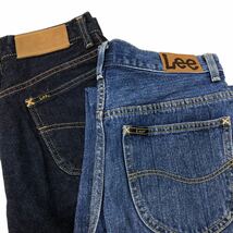 m③ デニム 10本 まとめ売り 大量 Levi's リーバイス 501 EDWIN Lee リー 他 濃紺 大きいサイズ 含む Gパン ジーンズ レディース 卸売 _画像4