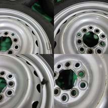 プリウス 195/65R15 冬用2022年バリ山スタッドレス 90%山 ヨコハマ iceGUARD iG60 4本5穴PCD100/114.3 6JJ +45 セレナ ヴォクシー 中古新潟_画像5