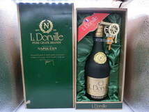 《古酒・ブランデー４箱セット・L.Dorville　NAPOLEON・ドーヴィル・容器の容量、700ml・アルコール分、40度・未開栓、保管品》_画像6