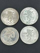 1円スタート 24-52 1968年 メキシコオリンピック 25ペソ銀貨 まとめ 総重量89.8g 硬貨 外貨 アンティークコイン_画像2