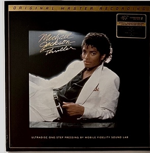 Michael Jackson Thriller Mobile Fidelity MFSL ULTRADISC vinyl LP ONE-STEP brand new! free shipping!新品 送料無料 マイケル スリラー