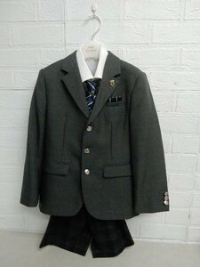 送料安 美品 WALTZ by BEAMS DESIGN 130 B キッズ フォーマル スーツ 5点セット セットアップ 卒業式 男の子 子供服 ハンガー ビームス