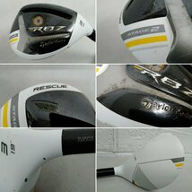 95 TaylorMade テーラーメイド ゴルフ クラブ RB Z RESCUE STAGE2 TM5-113 FLEX R 男性 右利き ユーティリティ ヘッドカバー ドライバー_画像3