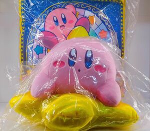 星のカービィ 星空の散歩 BIGぬいぐるみ & クッション 2個セット　ワープスター　KIRBY