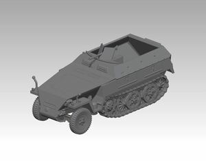 1/144 レジンキット　未塗装　WWⅡ ドイツ軍　Sd.Kfz.250/1 装甲兵員輸送車　ワールドタンクミュージアム 【同梱可能】230321