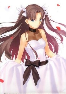 【未開封品】「TYPE-MOON展　Fate/stay night　15年の軌跡」クリアファイル　遠坂凛