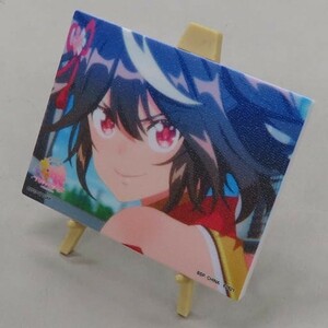 【未開封品】「一番くじ　ウマ娘 プリティーダービー Season 3」 H賞　イーゼル付きミニプレート　キタサンブラック/横向き