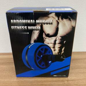 【6526】AUOPLUS 腹筋ローラー ABDMINAL MUSCLE FITNESS WHEEL ダイエット器具 筋トレ トレーニング スポーツの画像1