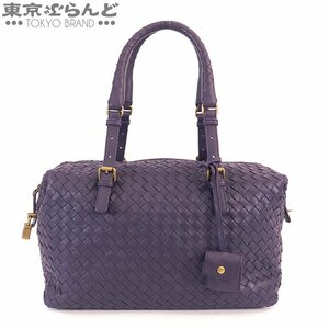 101707676 Bottega Veneta Mini Boston ручная сумочка 173398 лиловый кожа сетка сумка "Boston bag" женский A