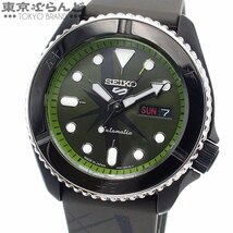 014000955 セイコー SEIKO 5スポーツ ワンピース コラボ ロロノア・ゾロ SBSA153 4R36-12A0 グリーン SS ラバー 腕時計 メンズ AT 未使用_画像1