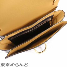 101707904 バーバリー BURBERRY Dリング クロスボディバッグ ブラック レザー ショルダーバッグ メンズ_画像5