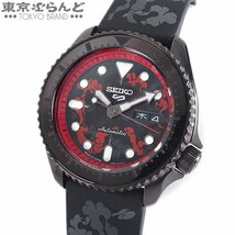 101663669 1円 セイコー SEIKO 5スポーツ ワンピース コラボ 5000限定モデル モンキー・D・ルフィ SBSA151 SS ラバー 腕時計 メンズ 自動巻_画像1