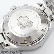 101708366 1円 タグホイヤー TAG HEUER アクアレーサー クロノグラフ CAF2110 ブラック SS 腕時計 メンズ 自動巻_画像4