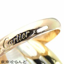 101700374 カルティエ CARTIER トリニティ リング スリーカラーゴールド K18PG K18YG K18WG #55 15号相当 リング・指輪 レディース 仕上済_画像3