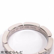 101701269 カルティエ CARTIER マイヨン パンテール 1Pダイヤモンド リング ホワイトゴールド K18WG ダイヤモンド 47 リング・指輪 仕上済_画像5