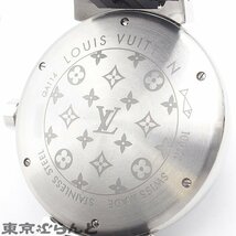 101708592 1円 ルイヴィトン LOUIS VUITTON タンブールGM QZ114 モノグラムホワイト SS モノグラムエクリプス 腕時計 メンズ 電池式_画像4