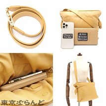 101708516 ロエベ LOEWE フラメンコクラッチ 2way ベージュ レザー ショルダーバッグ レディース_画像9