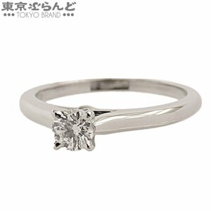 101696418 Cartier Cartier 1895 Soliter Ring Ring Platinum Pt950 Эквивалент 0,22CT E VS2 # 47 Ring Women закончили