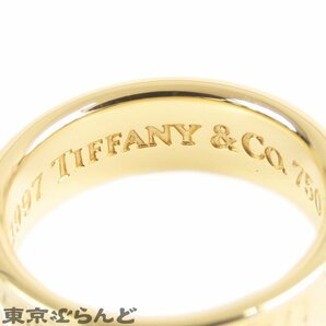 101702181 ティファニー TIFFANY&Co. 1837 リング イエローゴールド K18YG 10.5号相当 750 指輪 レディース 仕上済の画像2