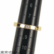 101708973 カルティエ CARTIER ラニエール リング イエローゴールド K18YG ダイヤモンド 1Pダイヤモンド 48 リング・指輪 仕上済_画像5