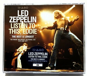 LED ZEPPELIN−LISTEN TO THIS EDDIE/THE BEST ＆LONGEST プレス盤3CD