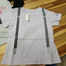 100cm 女の子　　裏起毛トレーナーとTシャツのセット　　まとめ売り　子供服_画像5