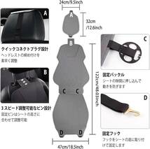 2枚灰 車 シートカバー 座席カバー 車 座席シートカバー 車用座布団 車用 前席シートカバー 防汚、軽量、通気性、ソフト、快適、_画像6