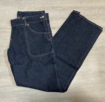 【未使用】asics アシックス デニムパンツ［SS550C］ DENIM PANTS★ E047 DARK INDIGO★デニム　@KO_画像1