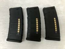 PTS MAGPUL 電動ガン M4シリーズ対応 ポリマーマガジン 3点 ※動作未確認 18歳以上 ジャンク品 sygan070383_画像1