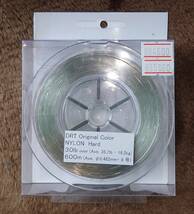 YI キ1-100 DRT Original Color NYLON Hard ミストグリーン 30lb 600m [0.482mm 16.2kg] 開封品_画像1